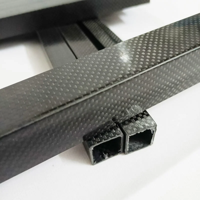 3K Full Carbon Fiber Square Tube High Strength Length 500mm OD 10mm 15mm 20mm 22mm 25mm 30mm 3K Full Carbon Fiber Square Tube High Strength Length 500mm OD 10mm 15mm 20mm 22mm 25mm 30mm