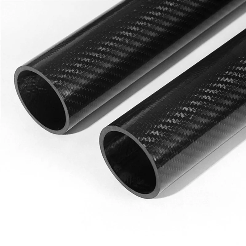 Custom 16mm O.D. 14mm I.D. 16x14x500mm 3K Roll Wrapped 100% Pure Round Carbon Tubes Custom 16mm O.D. 14mm I.D. 16x14x500mm 3K Roll Wrapped 100% Pure Round Carbon Tubes