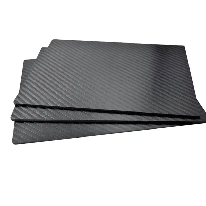 0.5mm 200x300mm 100% Pure Carbon Fiber Board Laminate Plate Panel 3K Twill Matte Finish