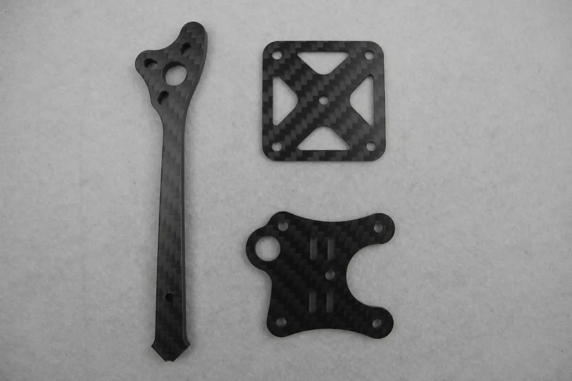 Durable Carbon Fiber Sheet CNC Machining Service With 3K Plain Weave Patterns